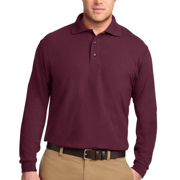 Long Sleeve Silk Touch™ Polo Thumbnail